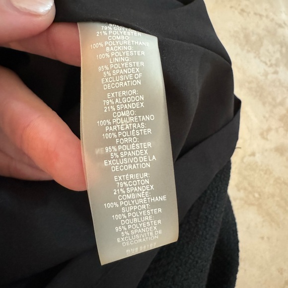 Karl Lagerfeld Tweed and Leather Skirt! NEW WITH TAGS!! - Picture 5 of 6